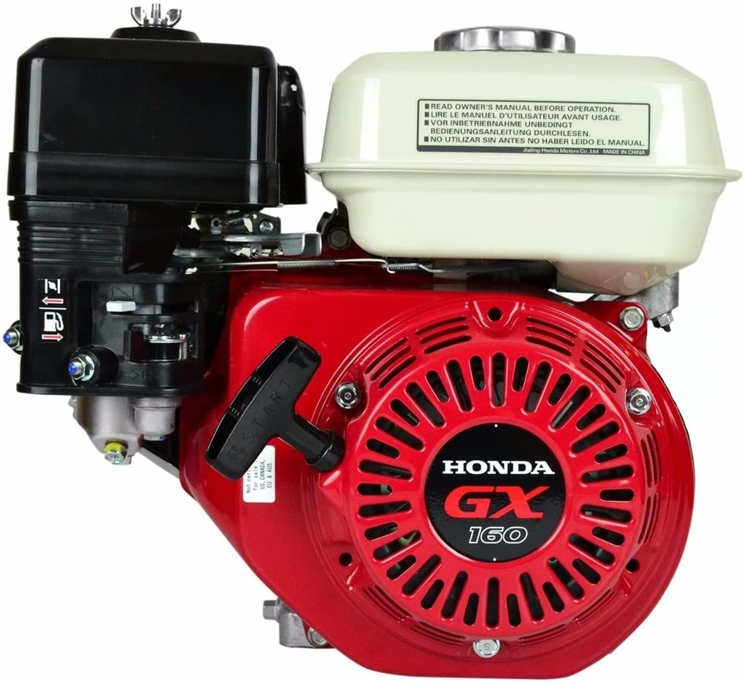 MOTOR HONDA GX-160 163 c. c., tipo QHB1, con cigüeñal, 20 x 61,5 mm