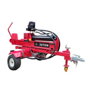 ASTILLADORA 2 POSICIONES 36 TONELADAS NOUKI 9 PS / 4000 RPM CON REMOLQUE SIN HOMOLOGACION