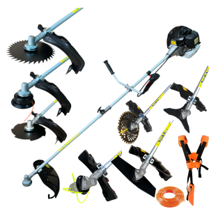 Desbrozadora Gasolina 62cc con 7 Discos Intercambiables – NEXT POWER